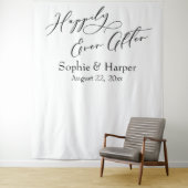 フォトバックシンプルバックの後ずっと幸せに タペストリー (インサイチュ)