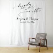 フォトバックシンプルバックの後ずっと幸せに タペストリー (インサイチュ)