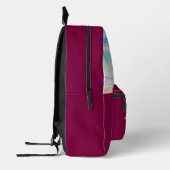 フォトバックパックカスタムと文字と色 プリントバックパック (左)