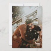 フォトバック婚約パーティ 招待状 (裏面)