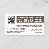 フォトバナー政治運動家 名刺 (裏面)