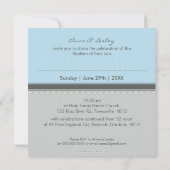 フォトバプテスマ招待 :: 空想の4SQ 招待状 (裏面)