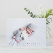 フォトバプテモダンィスマパーティの招待状 招待状 (スタンド正面)