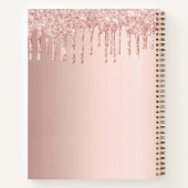 フォトバラ金ゴールドグリッターはglam diaryを乾ガーリーかす ノートブック (裏面)