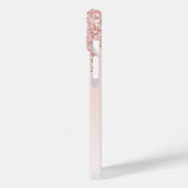 フォトバラ金ゴールドピンクドリップ Case-Mate iPhoneケース (裏面 / 左)