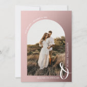 フォトバラ金ゴールドQRコー結婚ド セーブザデート (正面)