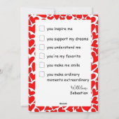 フォトバレンタインデーで愛してる シーズンカード (裏面)