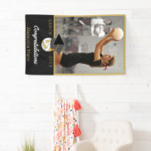 フォトバレーボール選手祝賀卒業生 横断幕 (インサイチュ)