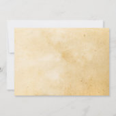 フォトバースデーパーティヴィンテージ招待状紙アニーエイジ 招待状 (裏面)