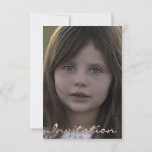 フォトバースデーパーティーバラ金ゴールドグリッター 招待状