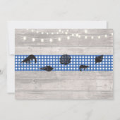 フォトバースデーパーティー海老ボイルシーフード招待状 招待状 (裏面)