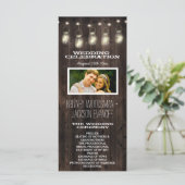 フォトバ素朴ンウッドメイソンジャー結婚式 プログラム (スタンド正面)