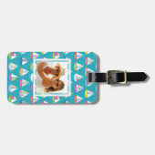 フォトパカスタムステルサイルボートパターン ラゲッジタグ (正面横)