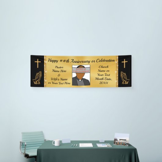 フォトパスター記念バナー教会記念日 横断幕 (トレードショー)