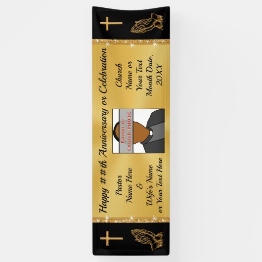 フォトパスター記念バナー教会記念日 横断幕 (縦)