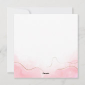 フォトパステルピンクの花カラフル卵ハッピーNorooz シーズンカード (裏面)