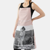 フォトパステルモダンピンクファミリーラブリーギフト エプロン (インサイチュ)