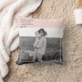 フォトパステルモダンピンクファミリーラブリーギフト クッション (ブランケット)