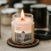 フォトパステルモダンピンクファミリーラブリーギフト スクエアシール