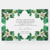 💍フォトパッシフローラ魅力的セレニティで ゲストブック (裏面)