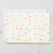 フォトパンプキンパッチ誕生日の招待秋パーティー 招待状 (裏面)