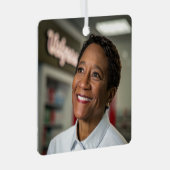 フォトパーソナライズされたオーナメント両面 メタルオーナメント (正面右)