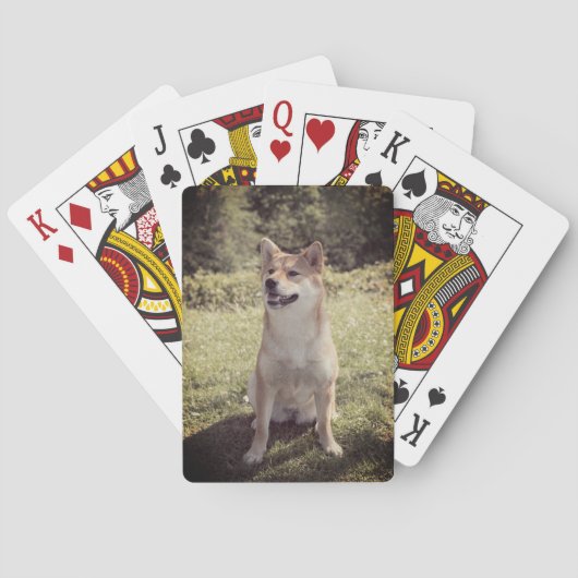 フォトパーソナライズされたカスタムトランプ トランプ (裏面)