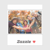 フォトパーソナライズされたカスタムビジネスのロゴ写真 シール (シート)