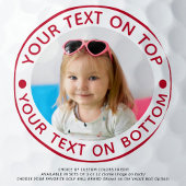 フォトパーソナライズされたカスタム文字 ゴルフボール