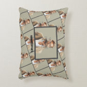 フォトパーソナライズされたカスタム装飾用クッション アクセントクッション (正面(垂直))