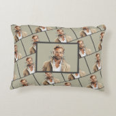 フォトパーソナライズされたカスタム装飾用クッション アクセントクッション (裏面)