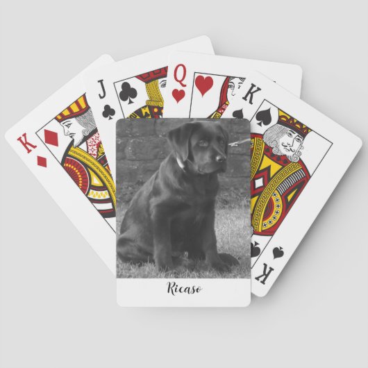 フォトパーソナライズされたカスタム トランプ (裏面)