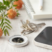 フォトパーソナライズされたキーチェーンと文字HAMbyWG - キーホルダー (側面)