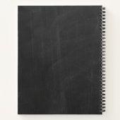 フォトパーソナライズされたコラージュカスタムDIY ノートブック (裏面)