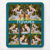 フォトパーソナライズされたコラージュマウスパッド-カスタムギフト マウスパッド (正面)