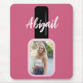 フォトパーソナライズされたトレンディーピモダンンク爪、 ネイルポーランド マウスパッド (正面)