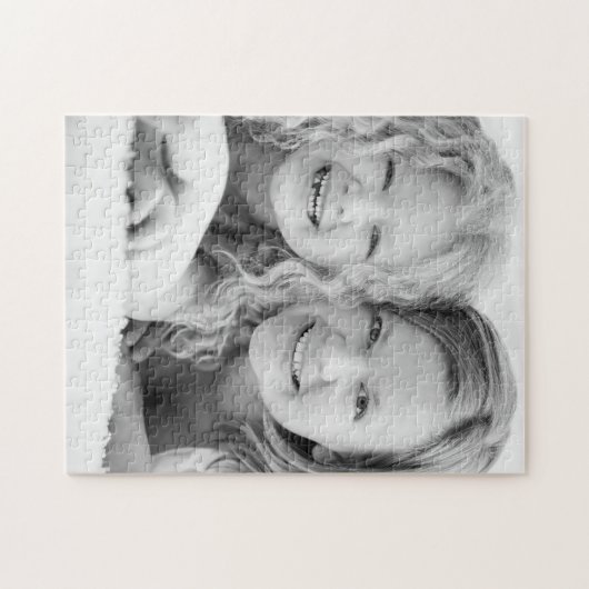 フォトパーソナライズされたパズル。自分で作れ！ ジグソーパズル (横)