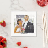 フォトパーソナライズされたパーティー用紙ナプキンセット スタンダードカクテルナプキン (インサイチュ)