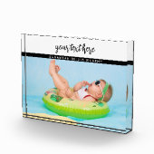 フォトパーソナライズされたベビーラブ&ネームメモリーズ フォトブロック (右)