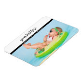 フォトパーソナライズされたベビーラブ&ネームメモリーズ マグネット (左側)