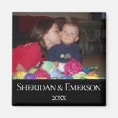 フォトパーソナライズされたマグネット |年の最小値 マグネット (正面)