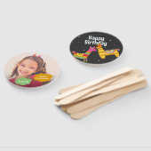 フォトパーソナライズされた誕生日ハンドファン ハンドファン (組立なし)