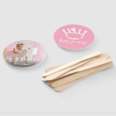 フォトパーソナライズされた誕生日ハンドファン ハンドファン (組立なし)