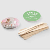 フォトパーソナライズされた誕生日ハンドファン ハンドファン (組立なし)