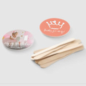 フォトパーソナライズされた誕生日ハンドファン ハンドファン (組立なし)