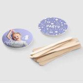 フォトパーソナライズされた誕生日ハンドファン ハンドファン (組立なし)