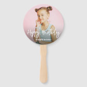 フォトパーソナライズされた誕生日ハンドファン ハンドファン (正面)