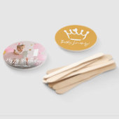 フォトパーソナライズされた誕生日ハンドファン ハンドファン (組立なし)