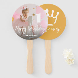フォトパーソナライズされた誕生日ハンドファン ハンドファン