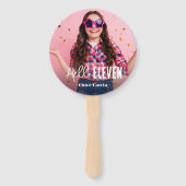 フォトパーソナライズされた誕生日ハンドファン ハンドファン (正面)